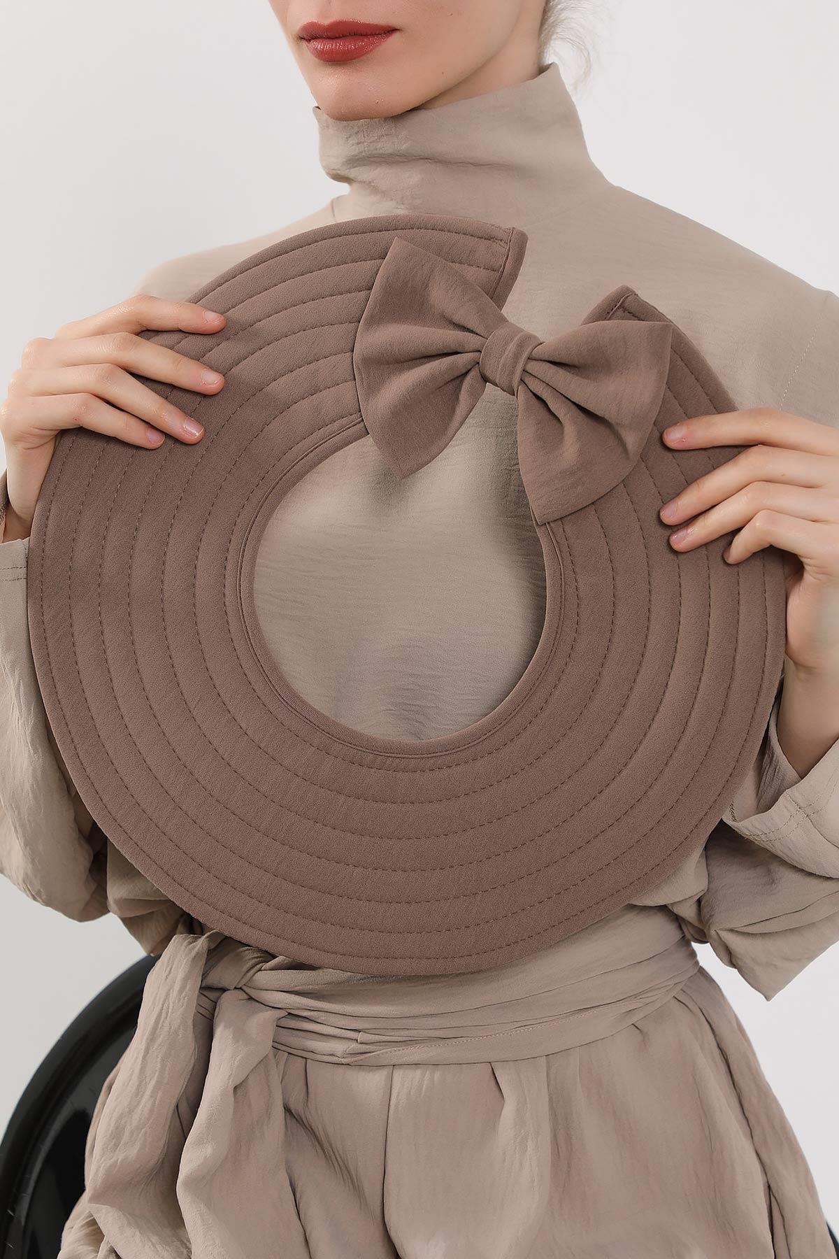 Türban Üzeri Aerobin Pratik Tak-Çık Fiyonklu Şapka,SP-4A,SP-4A