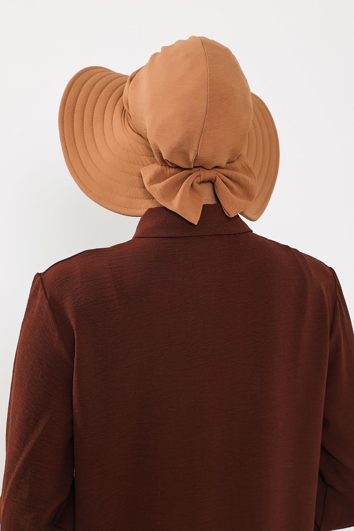 Türban Üzeri Aerobin Pratik Tak-Çık Fiyonklu Şapka,SP-4A,SP-4A