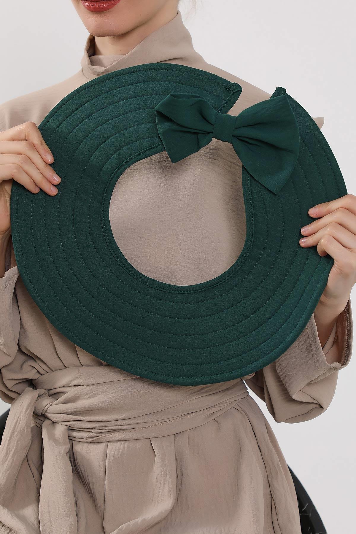 Türban Üzeri Aerobin Pratik Tak-Çık Fiyonklu Şapka,SP-4A,SP-4A