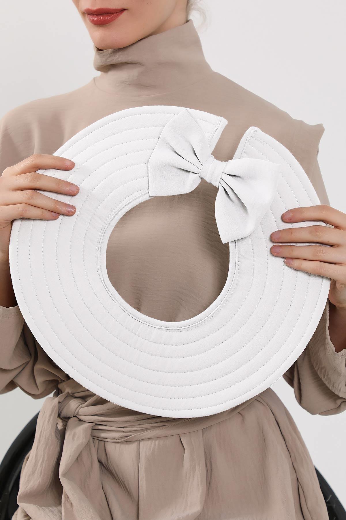 Türban Üzeri Aerobin Pratik Tak-Çık Fiyonklu Şapka,SP-4A,SP-4A