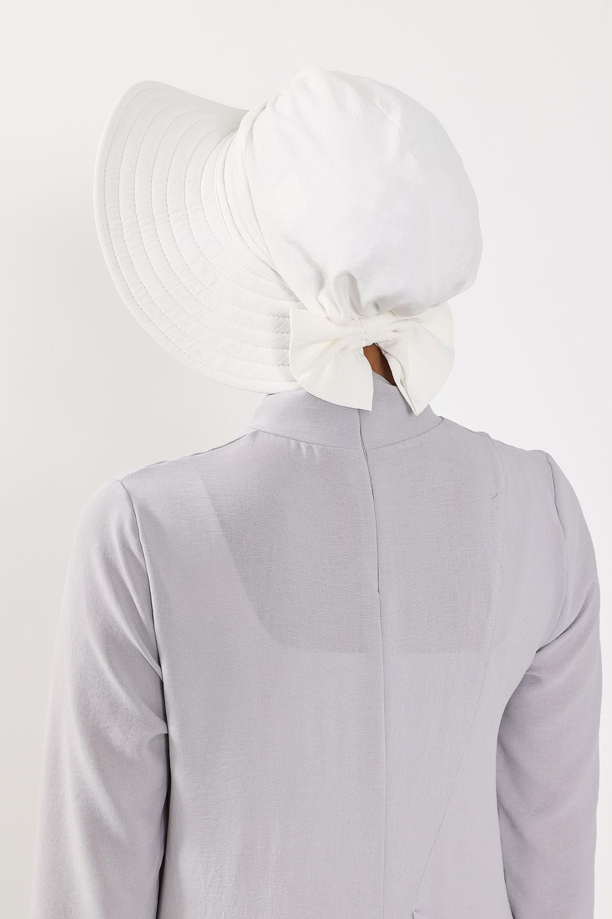 Türban Üzeri Aerobin Pratik Tak-Çık Fiyonklu Şapka,SP-4A,SP-4A