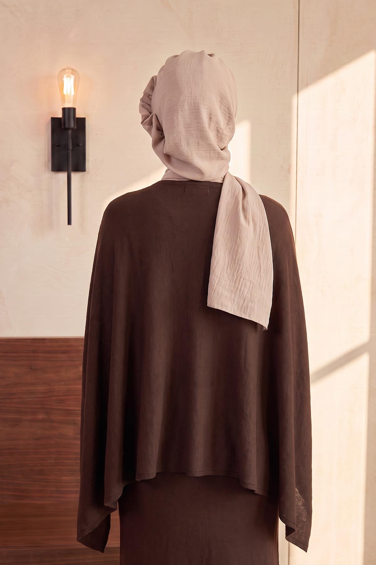 Yandan Fırfırlı Hazır Türban,HT-73A