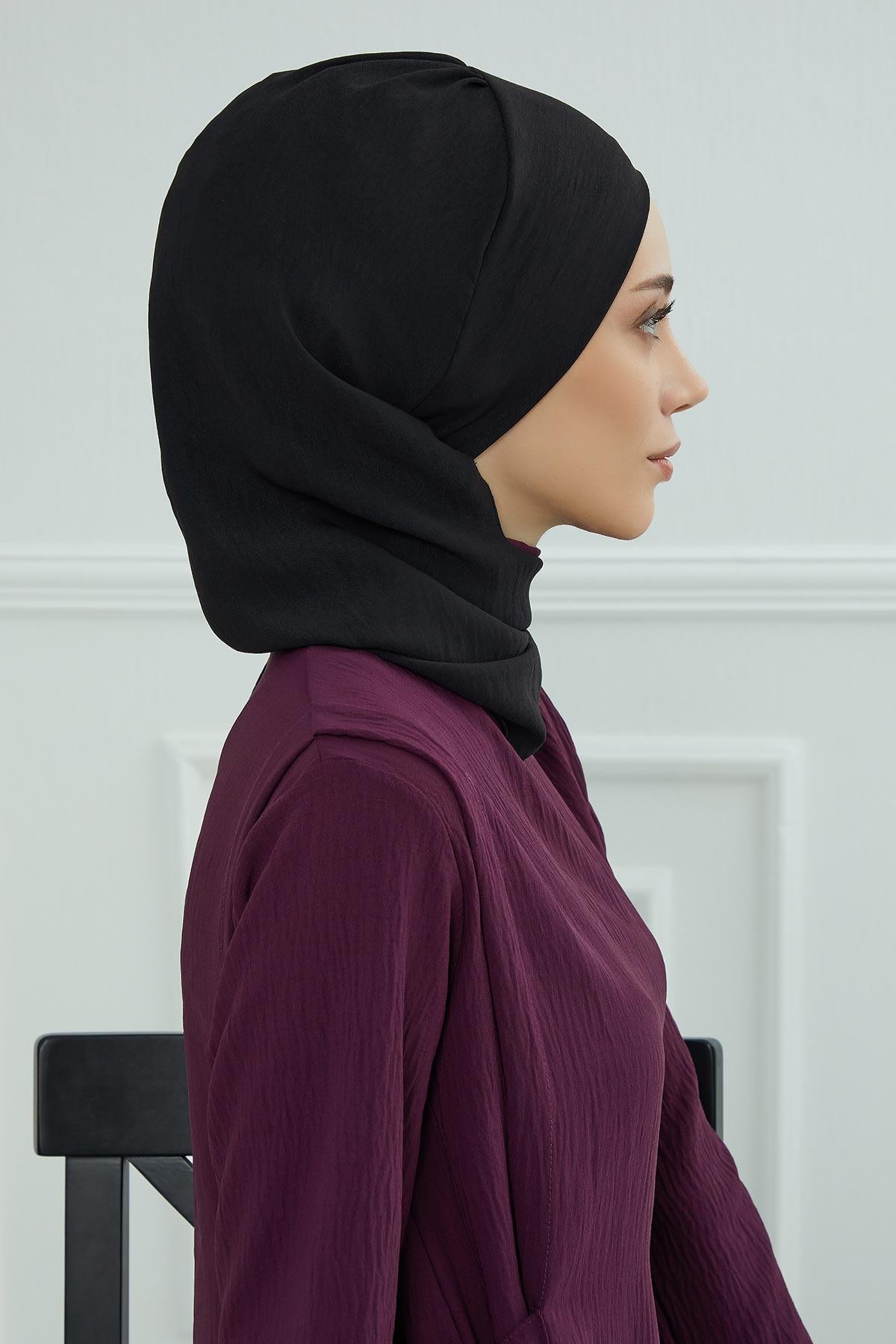 Yandan Fırfırlı Hazır Türban,HT-73A